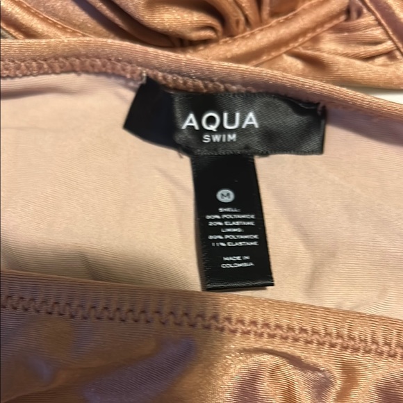 Aqua Brown Satin Bra with Unique Strap Design - Picture 5 of 6